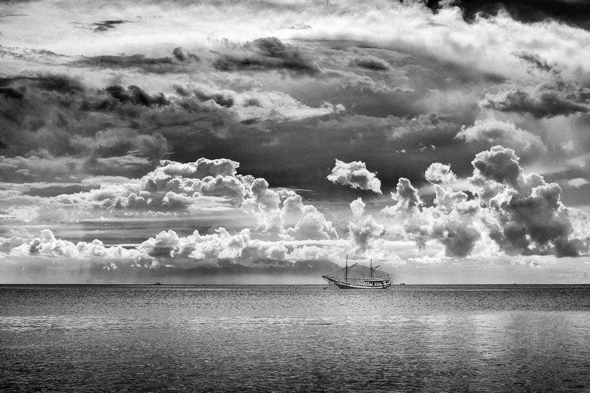 Phinisi Indonesian Sailing boat Senggigi Indonesia