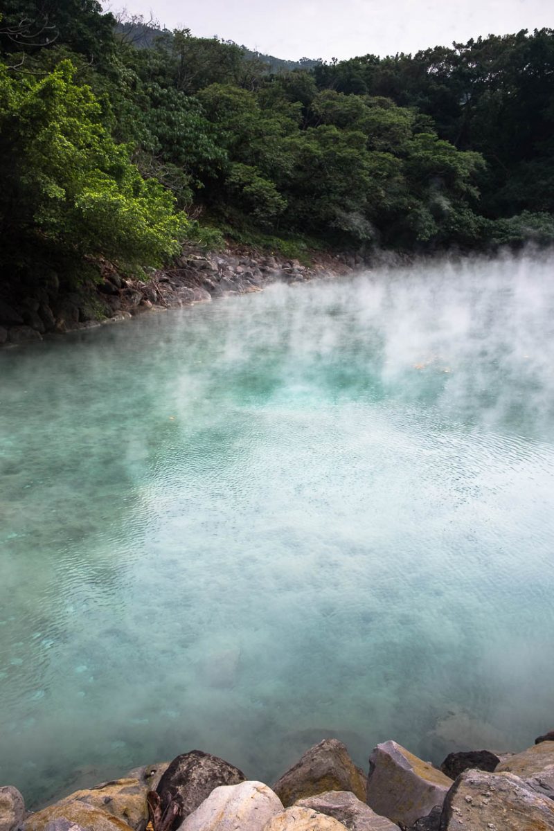 Hot Spring Thermal Valley in Beitou. Taipei, Taiwan.