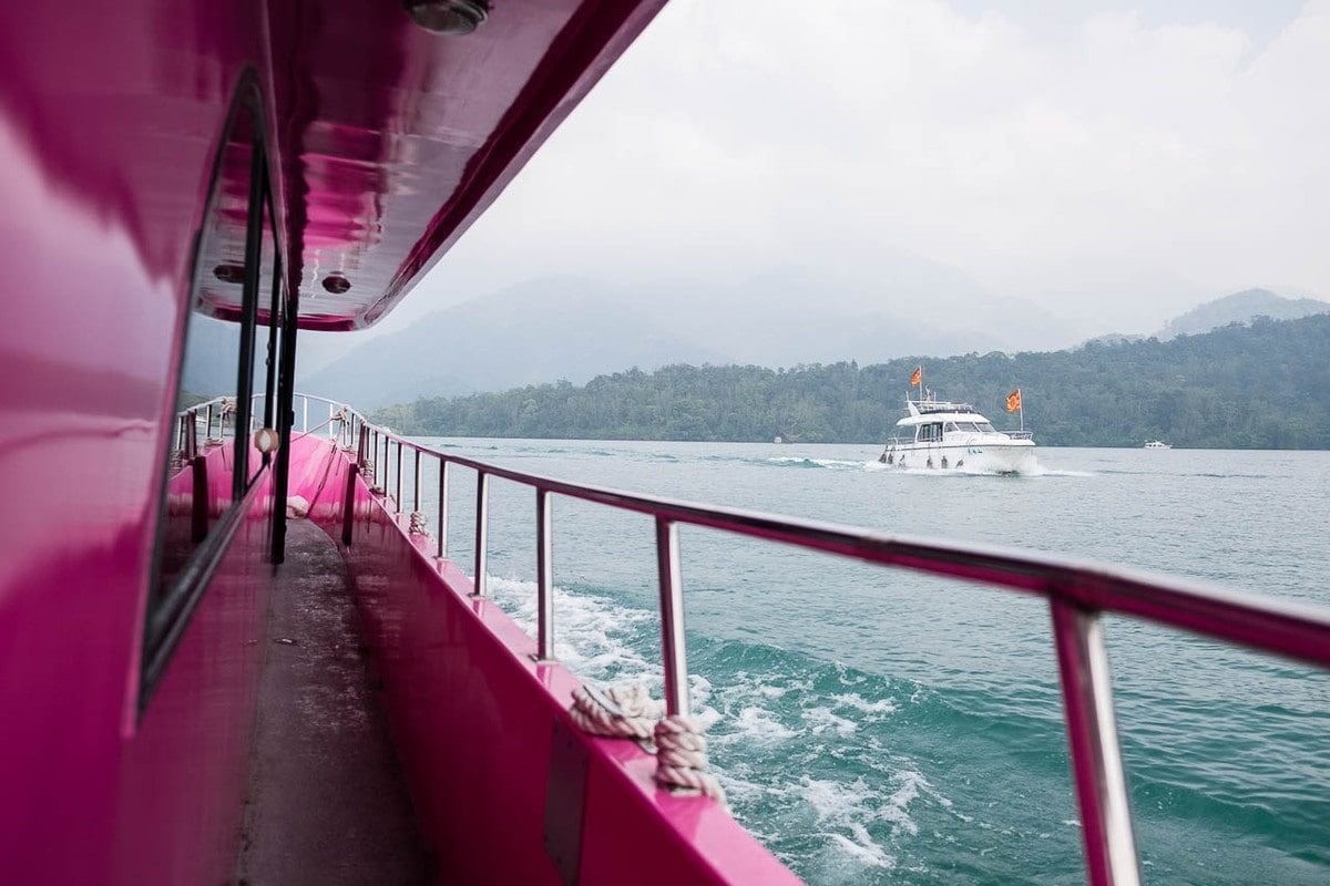 Ferryboat to Ita Thao (Yi Da Shao). Sun Moon Lake, Taiwan.