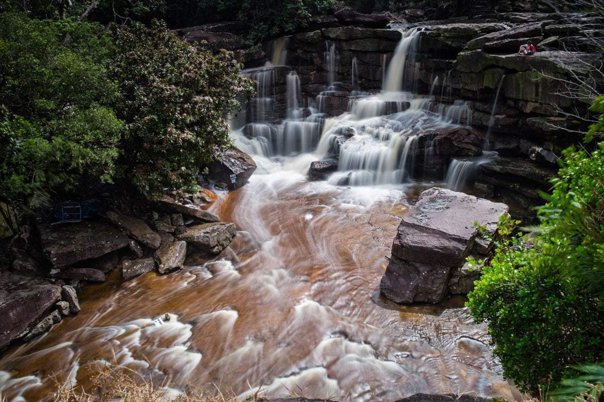 Popokvil Waterfall. Bokor National Park. Kampot, Cambodia.