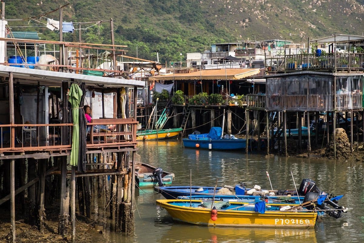 Fishing village Tai O. Lantau Island, Hong Kong.