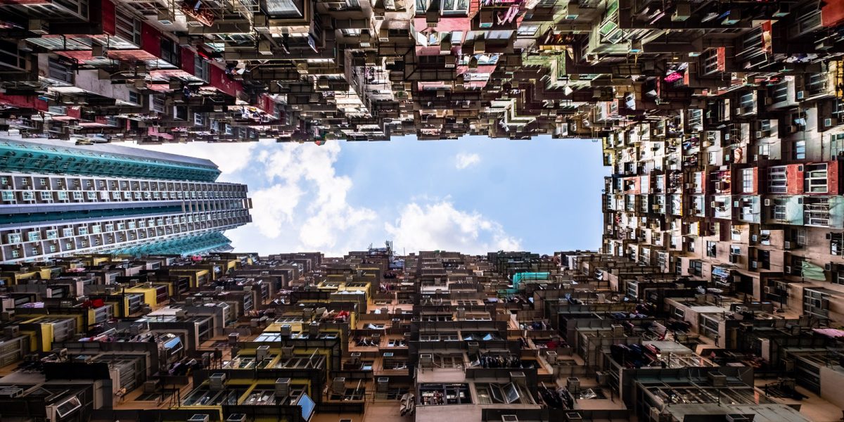 Yick Cheung Building and Kornville Block 2. Hong Kong. Travel photos of Hong Kong