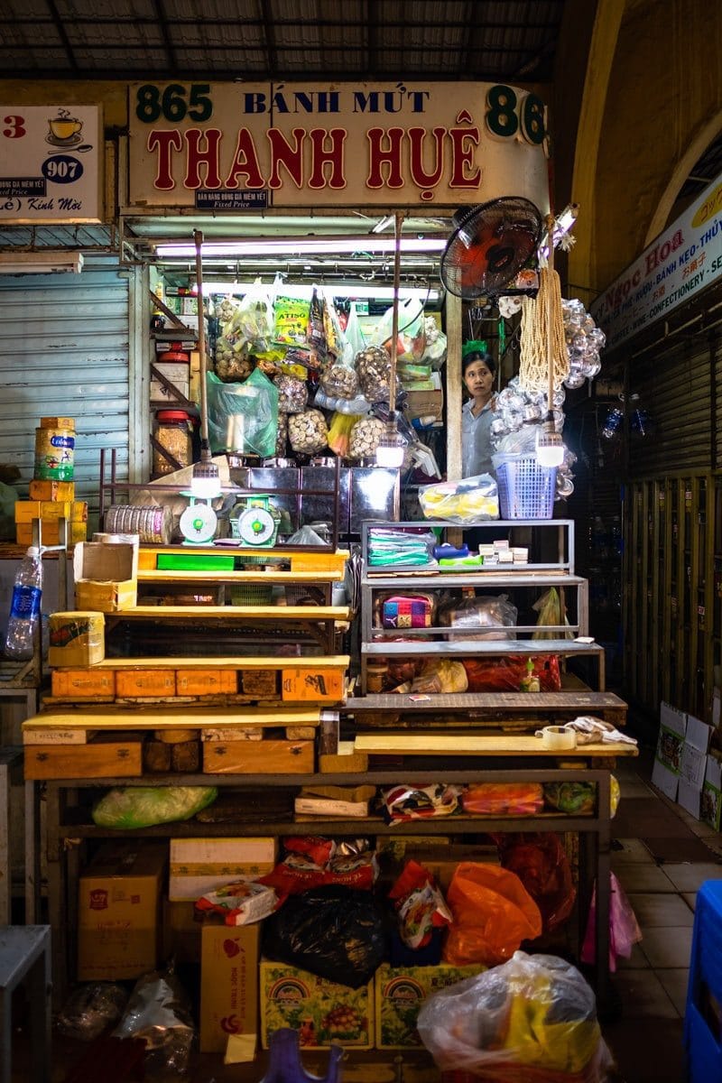 Tea & coffee seller. Ho Chi Minh City, Vietnam.