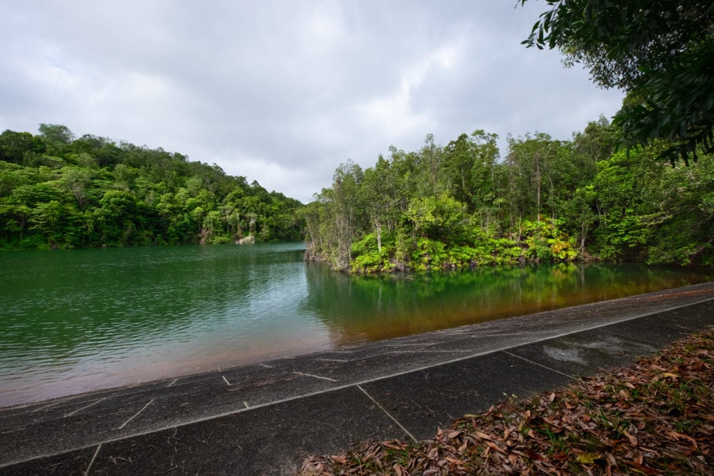 Reservoir at Tasek Lama Recreational Park. Bandar Seri Begawan, Brunei.