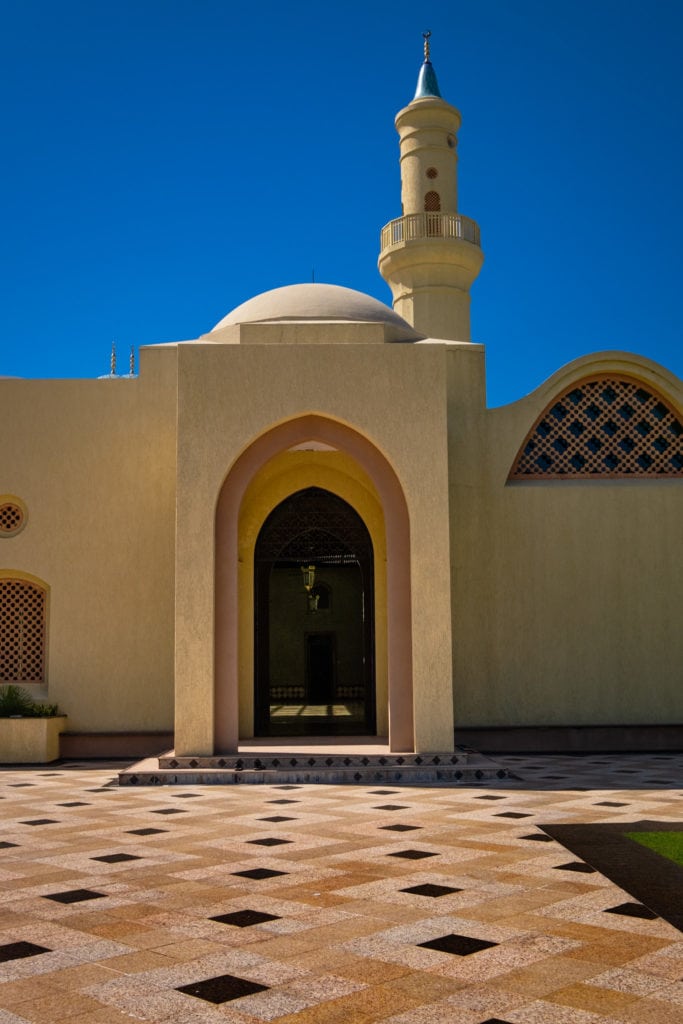Alternative entrance of Ash Shaliheen Mosque. Bandar Seri Begawan, Brunei.