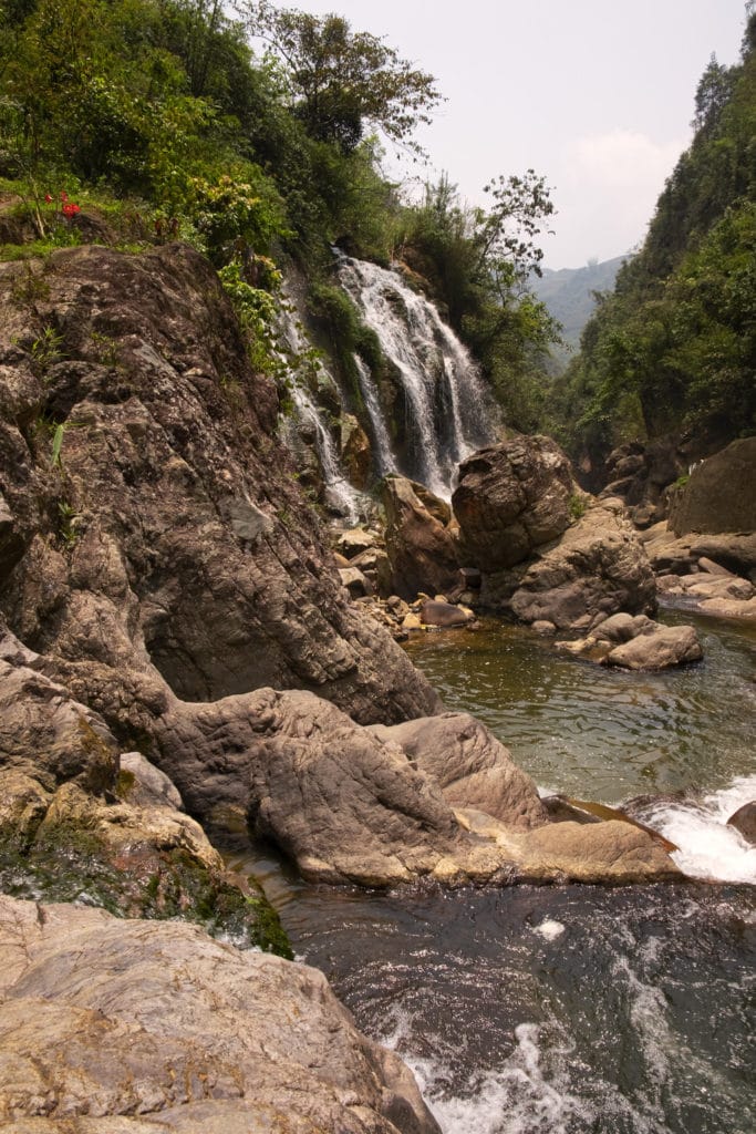 Cat Cat Waterfall. Sapa, Vietnam.