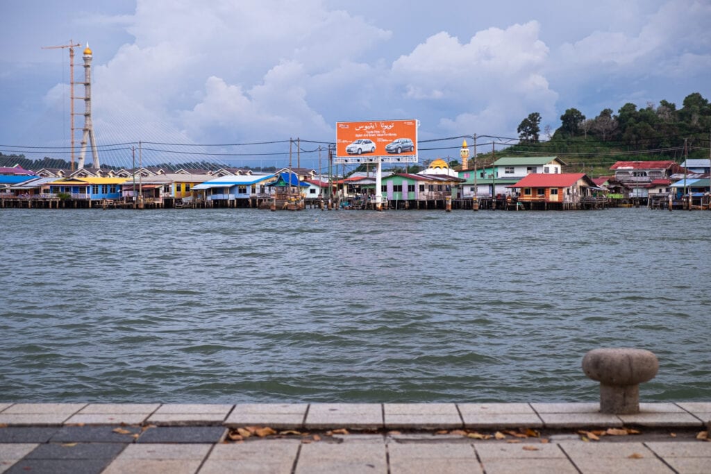 Kampong Ayer on the Brunei River. Bandar Seri Begawan, Brunei.